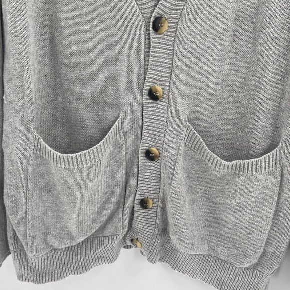 nation ltd anthropologie distressed grey cardigan size xs - Picture 8 of 9